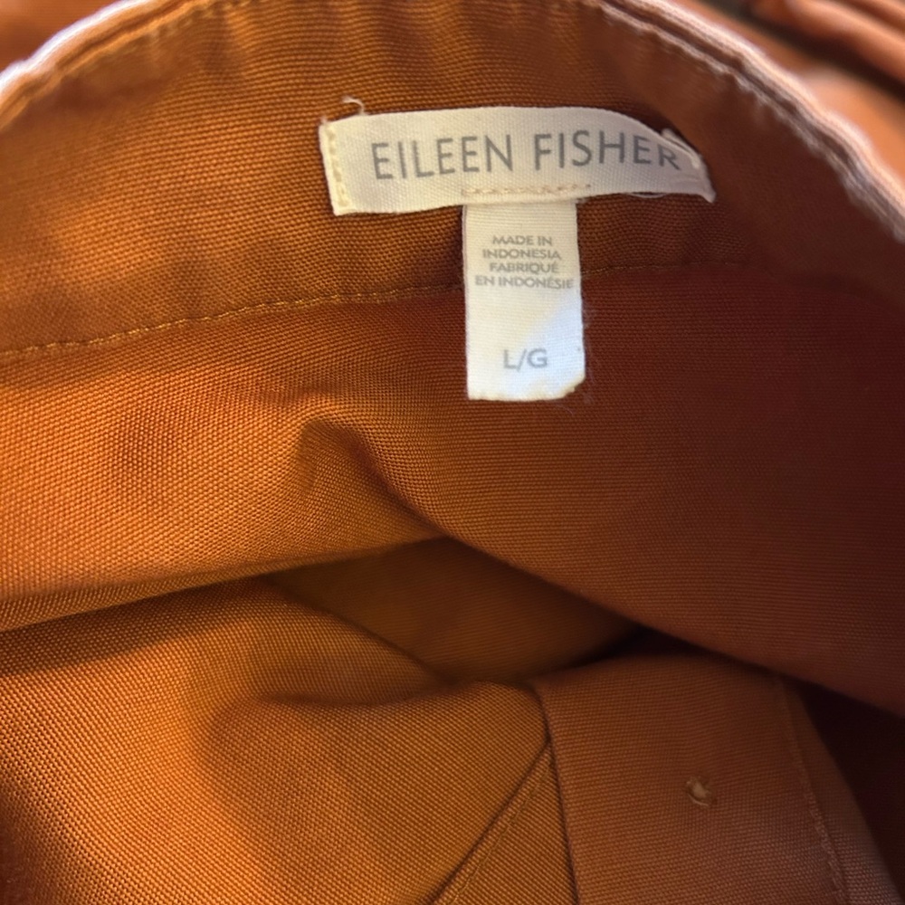 Eileen Fisher Terracotta Utility Jacket - Picture 4 of 5